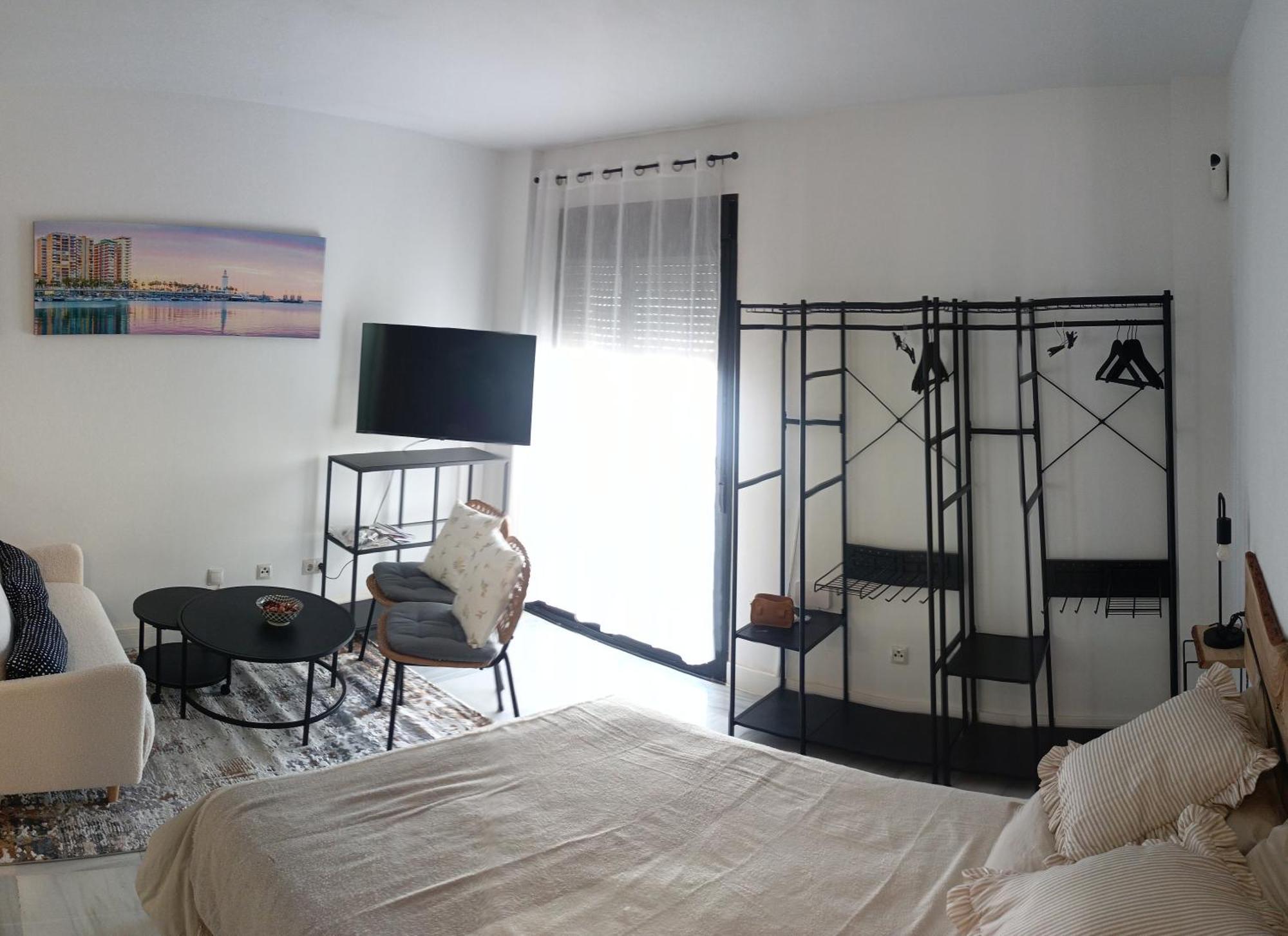 Estudio Centro Malaga Terraza Y Barbacoa 外观 照片